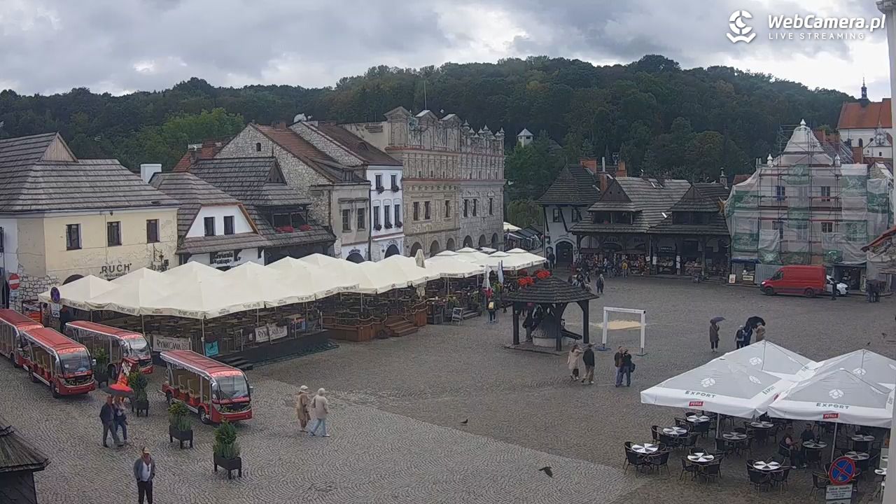 Kazimierz Dolny - widok na Rynek - 17 wresień 2025, 15:14