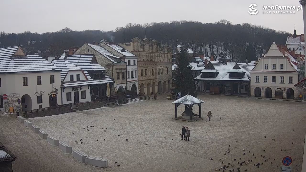 Kazimierz Dolny - widok na Rynek - 06 styczeń 2026, 08:48