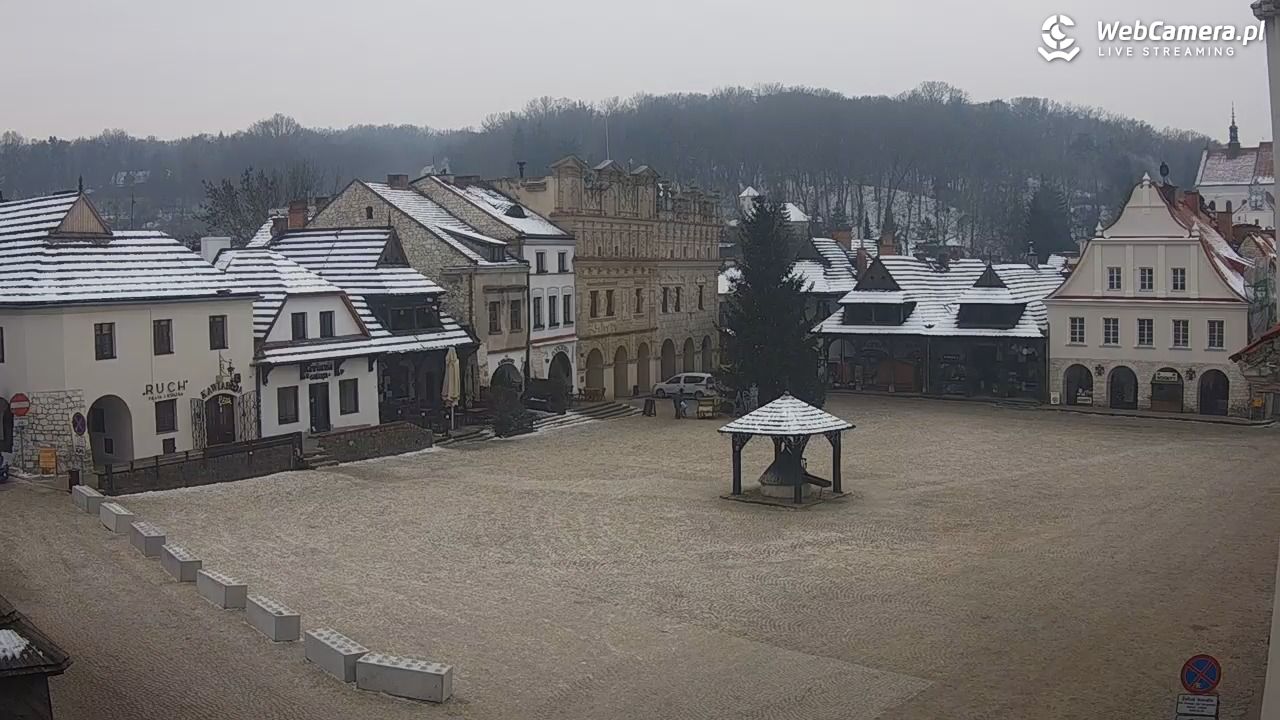 Kazimierz Dolny - widok na Rynek - 07 styczeń 2026, 13:20