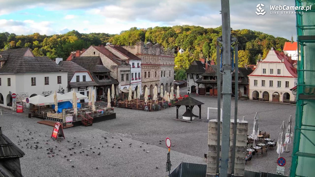 Kazimierz Dolny - widok na Rynek - 22 sierpień 2026, 06:34