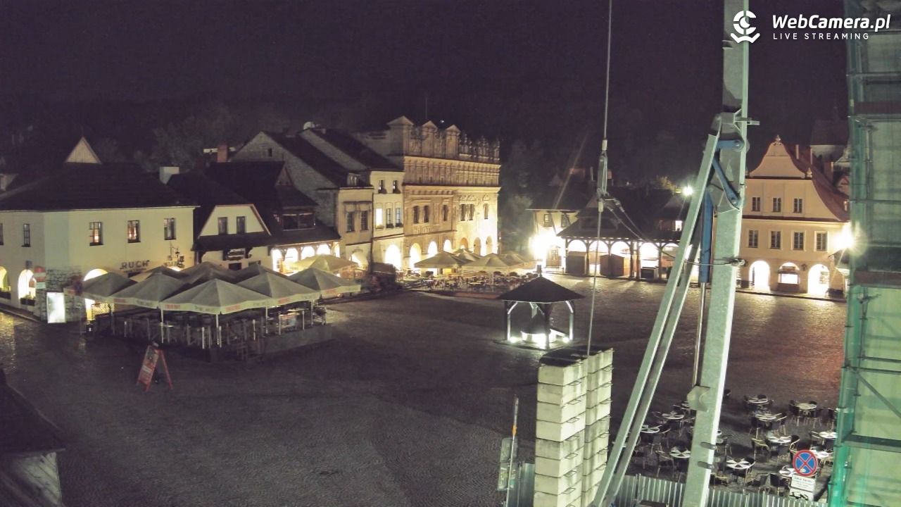 Kazimierz Dolny - widok na Rynek - 20 październik 2026, 21:34
