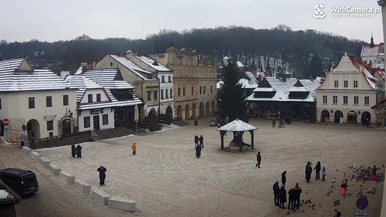 Kazimierz Dolny - widok na Rynek - 06 styczeń 2026, 11:56