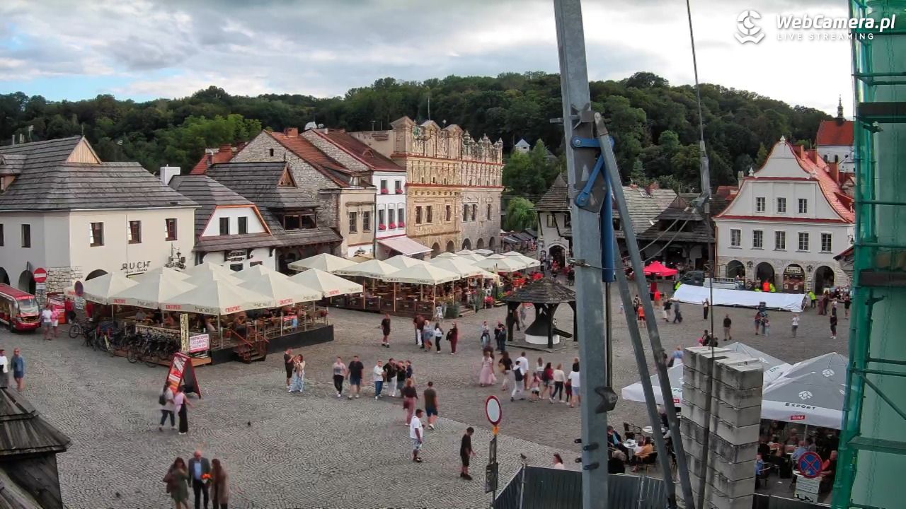 Kazimierz Dolny - widok na Rynek - 22 sierpień 2026, 17:43