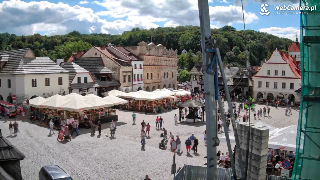 Kazimierz Dolny - widok na Rynek - 23 sierpień 2026, 13:07