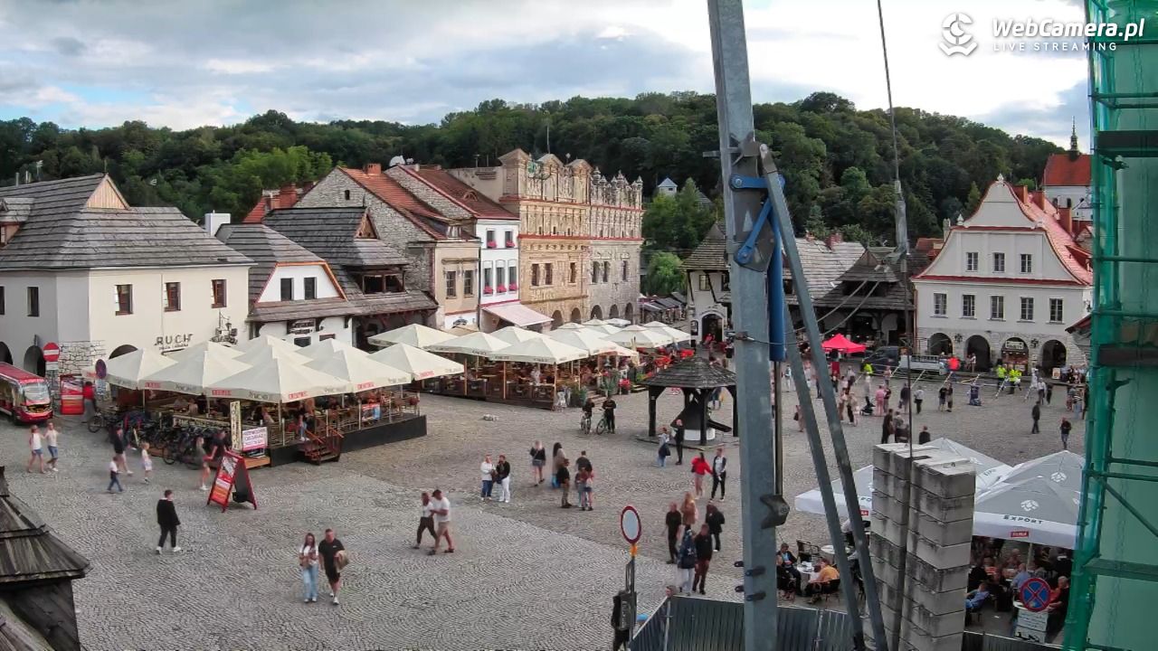 Kazimierz Dolny - widok na Rynek - 22 sierpień 2026, 17:45