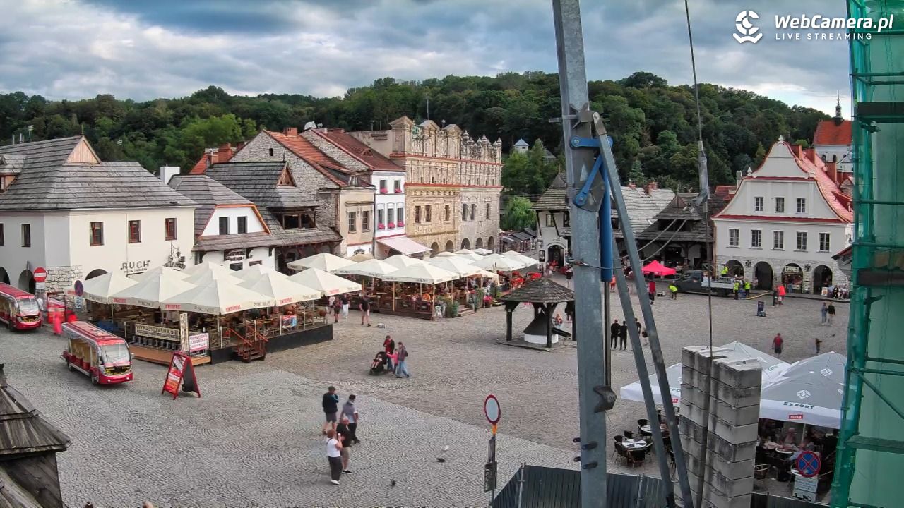 Kazimierz Dolny - widok na Rynek - 22 sierpień 2026, 17:56