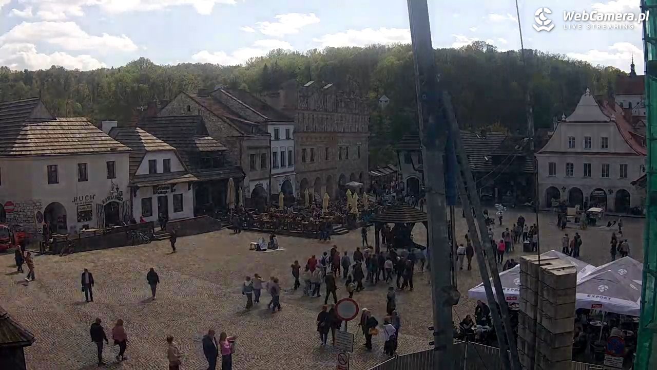 Kazimierz Dolny - widok na Rynek - 25 kwiecień 2026, 13:45