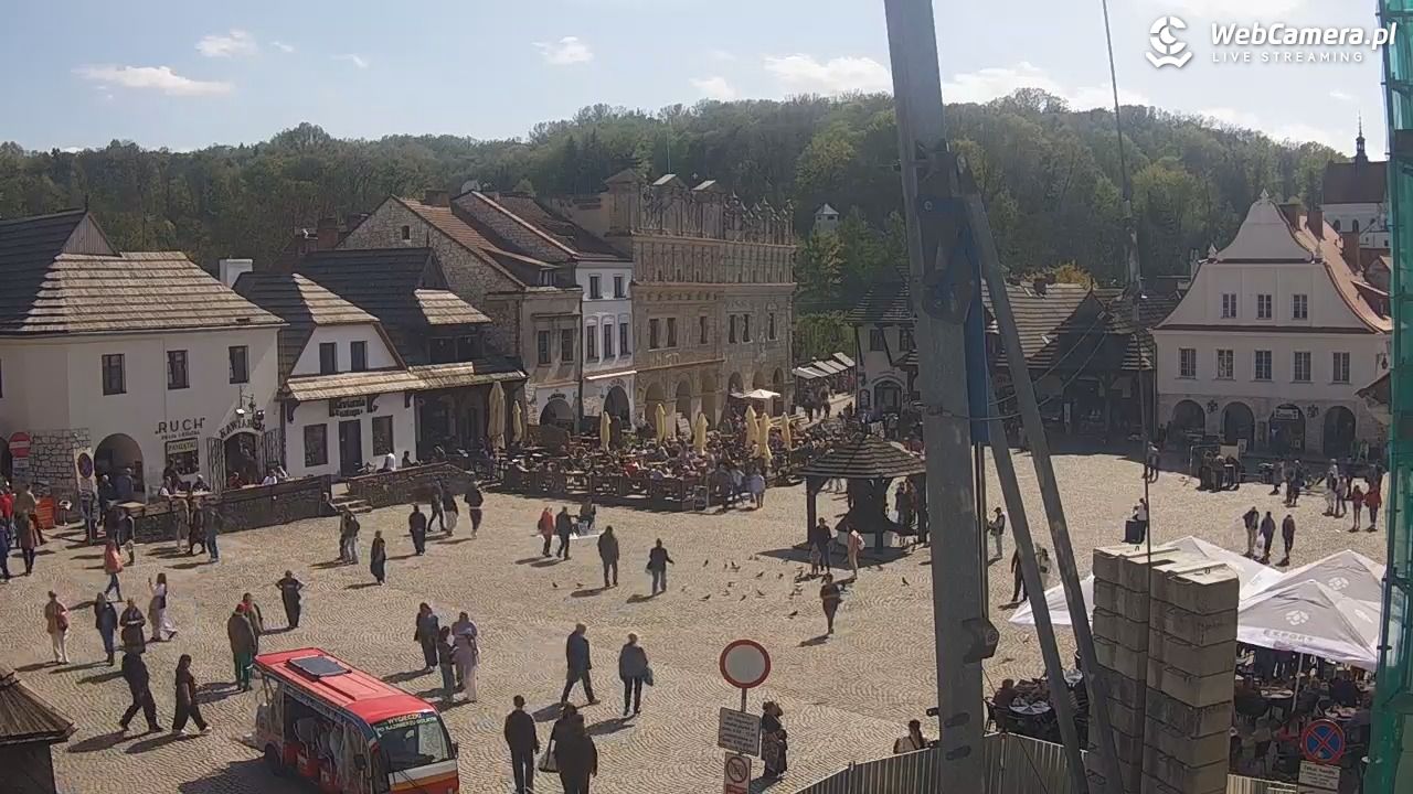 Kazimierz Dolny - widok na Rynek - 25 kwiecień 2026, 14:40