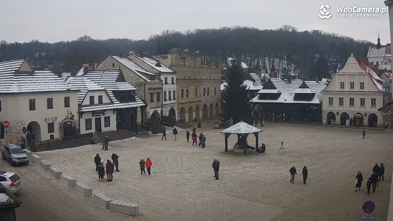 Kazimierz Dolny - widok na Rynek - 06 styczeń 2026, 12:44