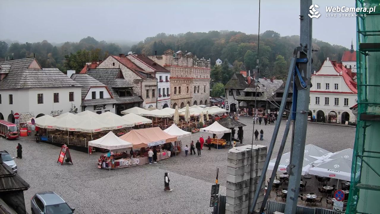 Kazimierz Dolny - widok na Rynek - 18 październik 2026, 08:50