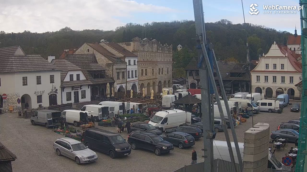 Kazimierz Dolny - widok na Rynek - 24 kwiecień 2026, 07:36