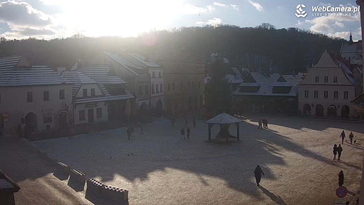 Kazimierz Dolny - widok na Rynek - 04 styczeń 2026, 11:59