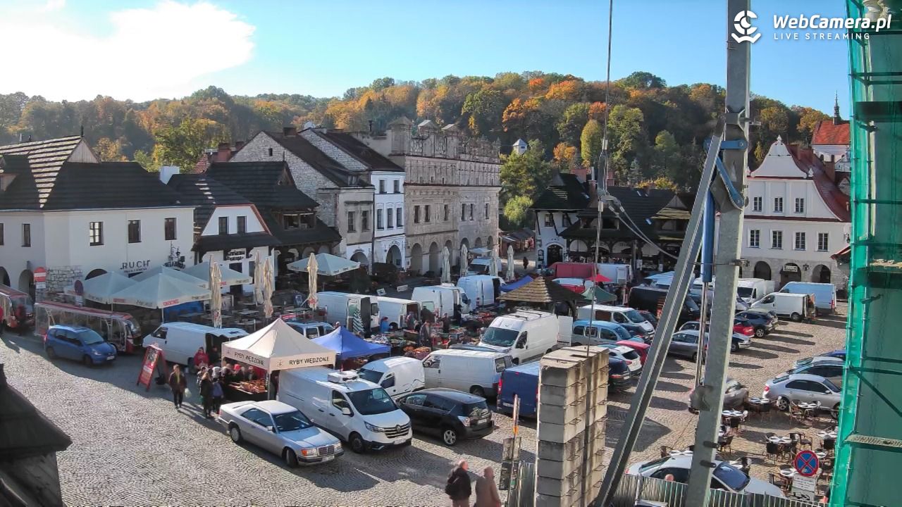 Kazimierz Dolny - widok na Rynek - 23 październik 2026, 08:31
