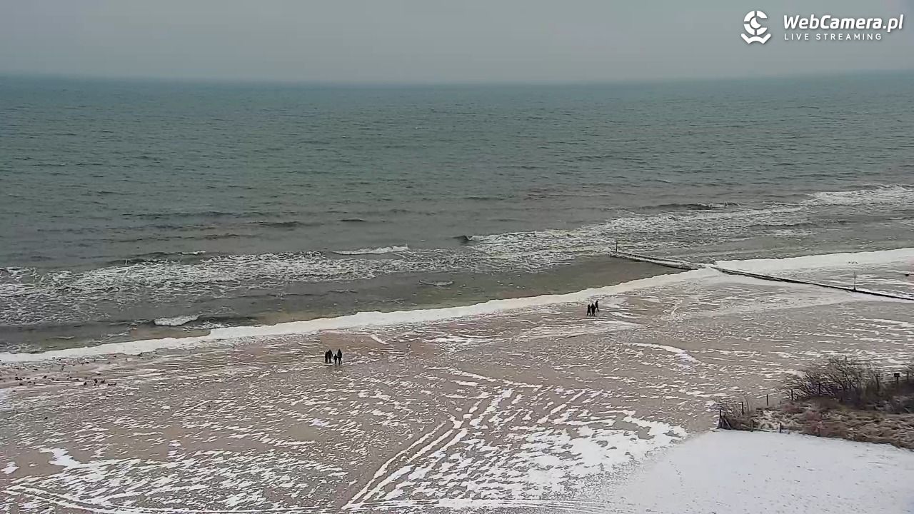 Kołobrzeg - widok na molo - 08 luty 2026, 09:21