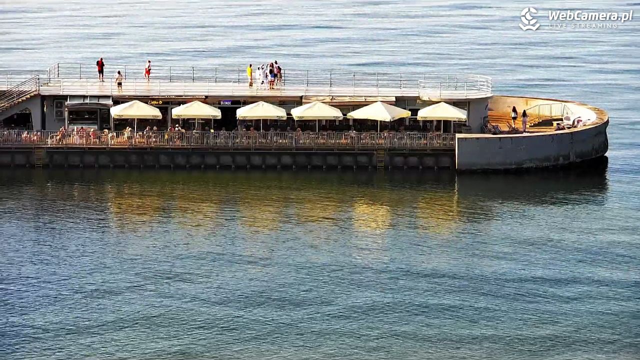 Kołobrzeg - widok na molo - 24 czerwiec 2026, 19:03