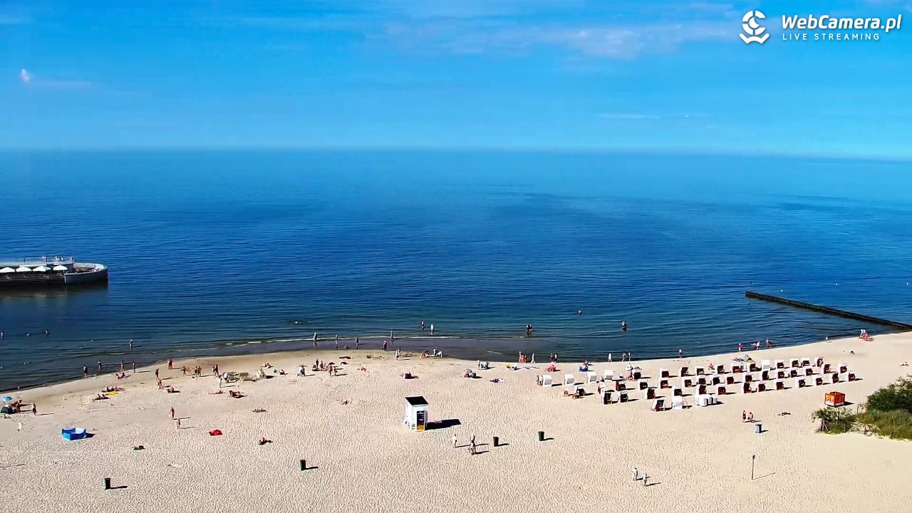Kołobrzeg - widok na molo - 24 czerwiec 2026, 17:12