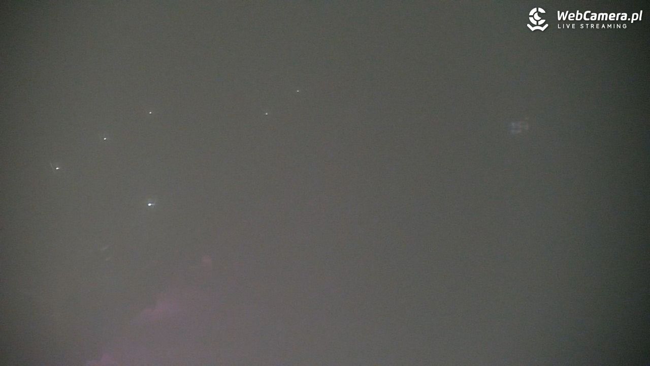 Kołobrzeg - widok na molo - 11 luty 2026, 19:51