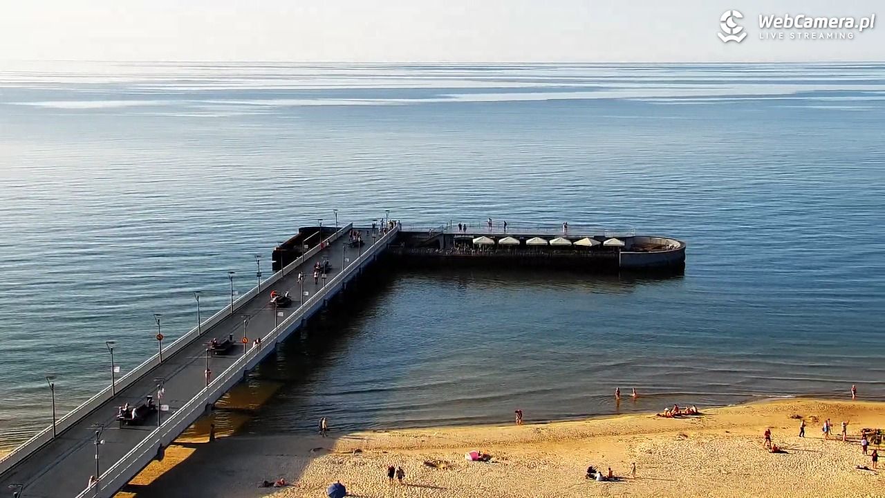 Kołobrzeg - widok na molo - 24 czerwiec 2026, 19:00