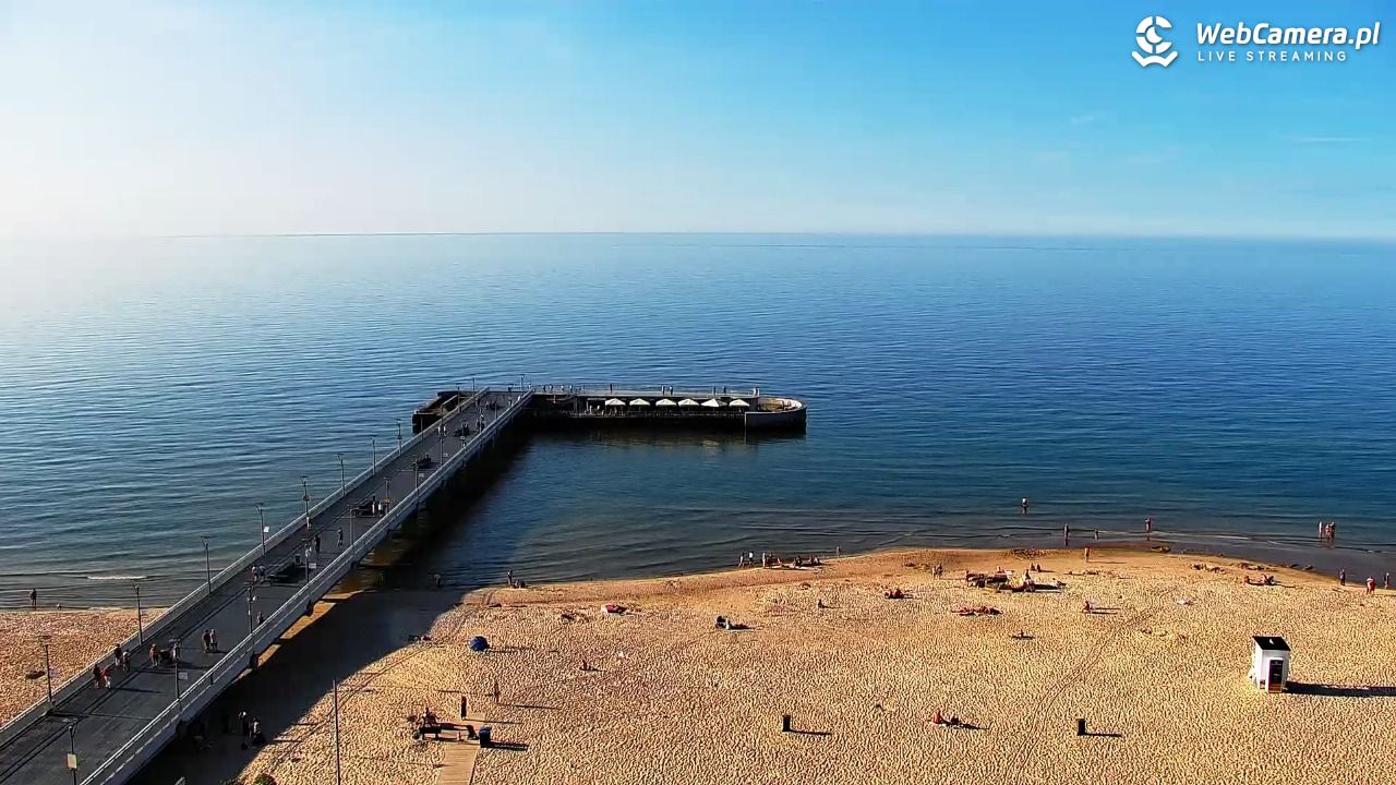 Kołobrzeg - widok na molo - 24 czerwiec 2026, 18:43