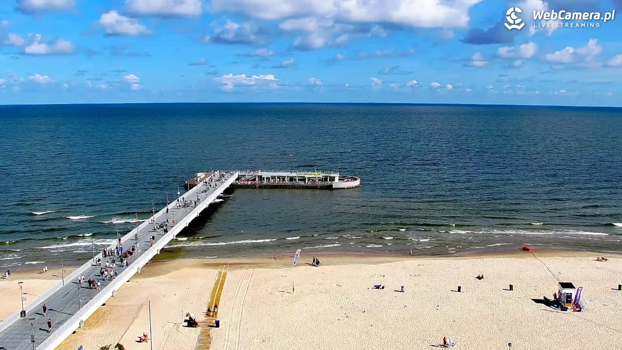 Kołobrzeg - widok na molo - 08 sierpień 2026, 09:56