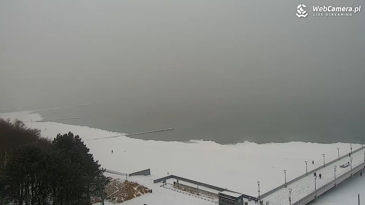 Kołobrzeg - widok na molo - 11 luty 2026, 09:17