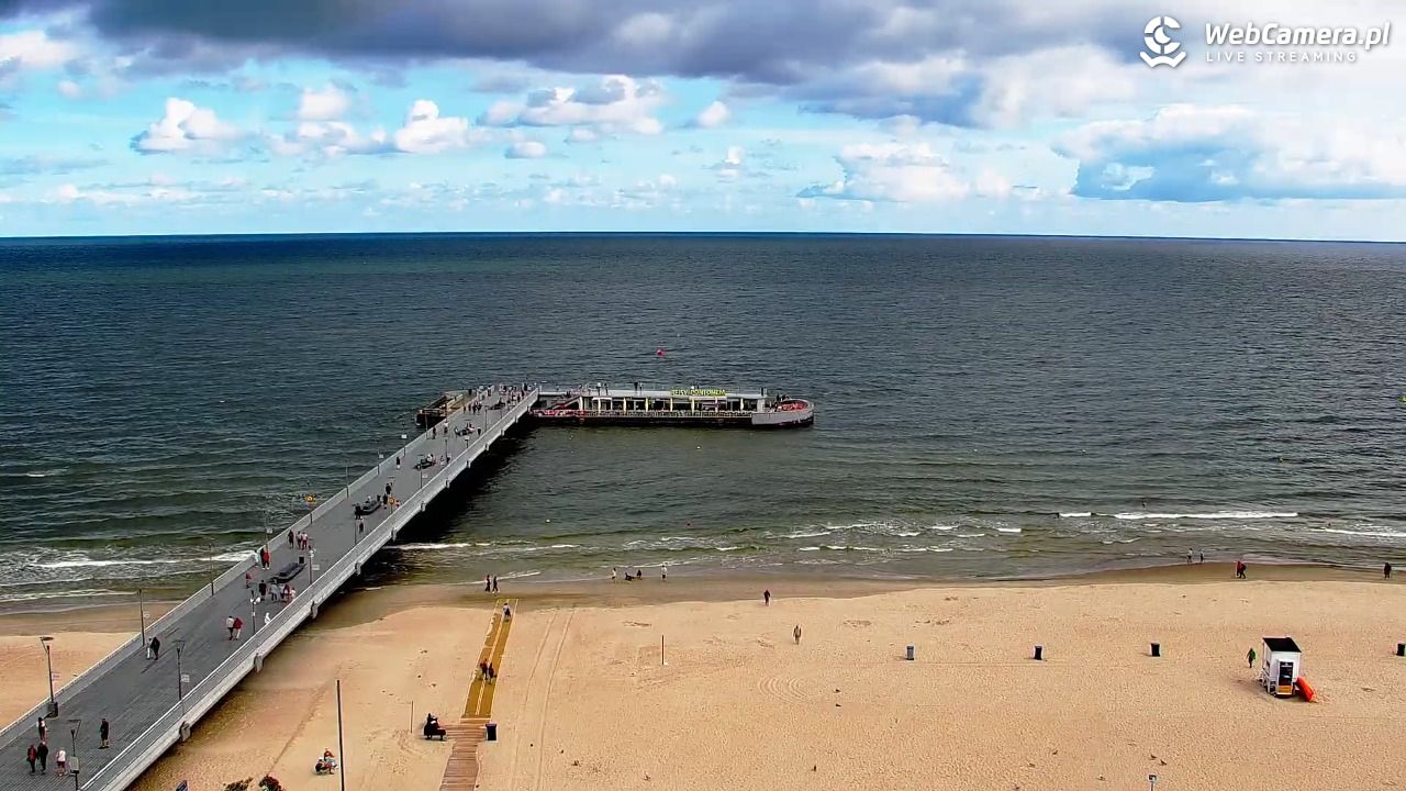 Kołobrzeg - widok na molo - 08 sierpień 2026, 09:17