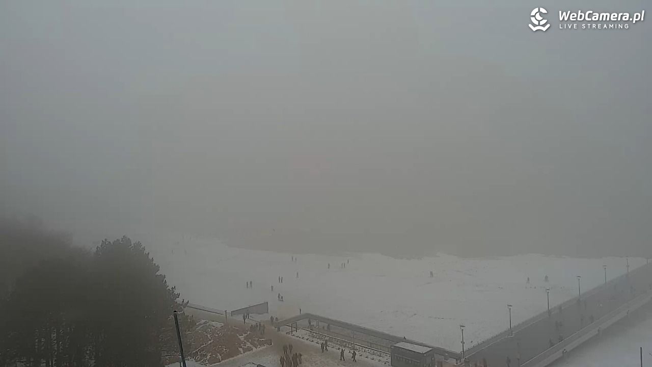 Kołobrzeg - widok na molo - 11 luty 2026, 15:45