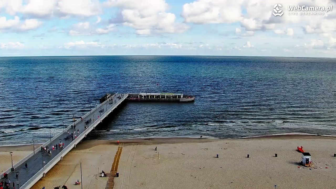 Kołobrzeg - widok na molo - 08 sierpień 2026, 09:39
