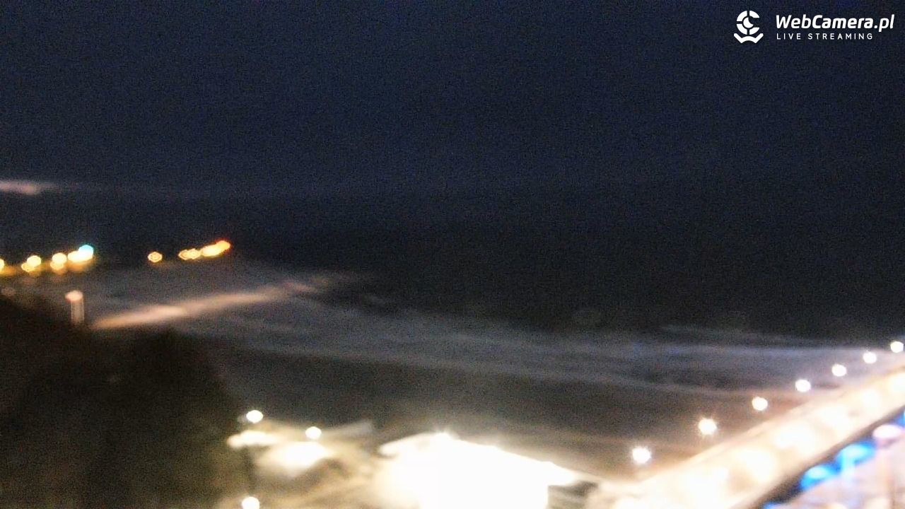 Kołobrzeg - widok na molo - 07 luty 2026, 17:52