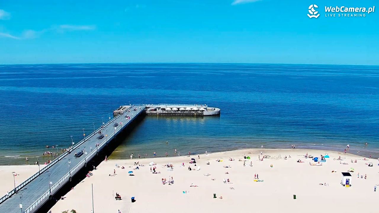 Kołobrzeg - widok na molo - 24 czerwiec 2026, 14:04