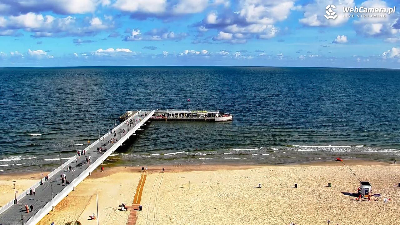 Kołobrzeg - widok na molo - 08 sierpień 2026, 09:44