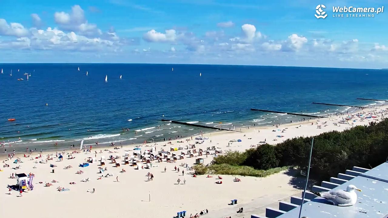 Kołobrzeg - widok na molo - 08 sierpień 2026, 11:44
