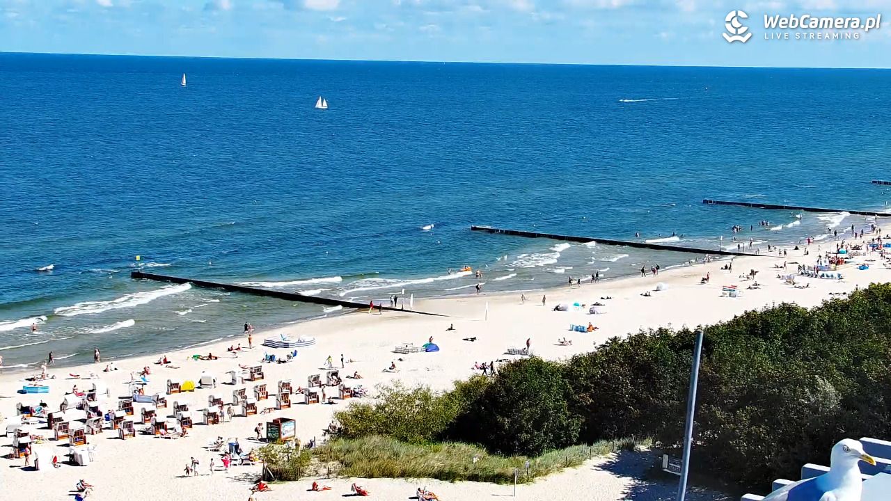 Kołobrzeg - widok na molo - 08 sierpień 2026, 11:46