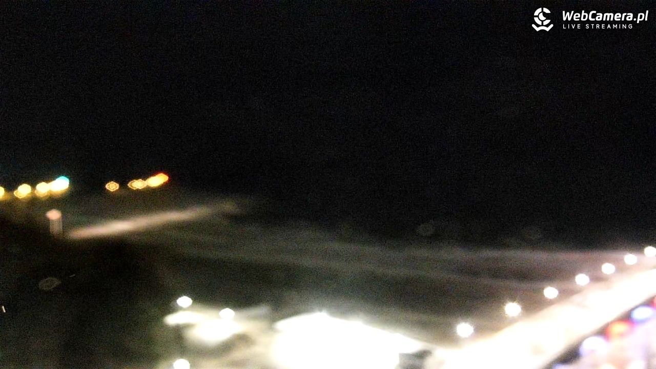 Kołobrzeg - widok na molo - 07 luty 2026, 18:23