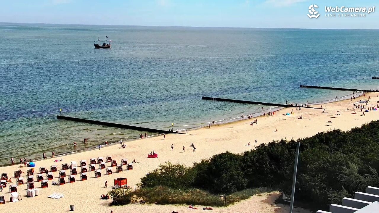 Kołobrzeg - widok na molo - 24 czerwiec 2026, 11:17