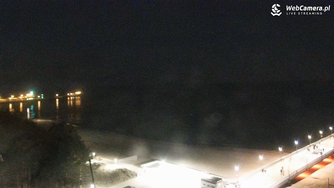 Kołobrzeg - widok na molo - 07 listopad 2025, 18:39