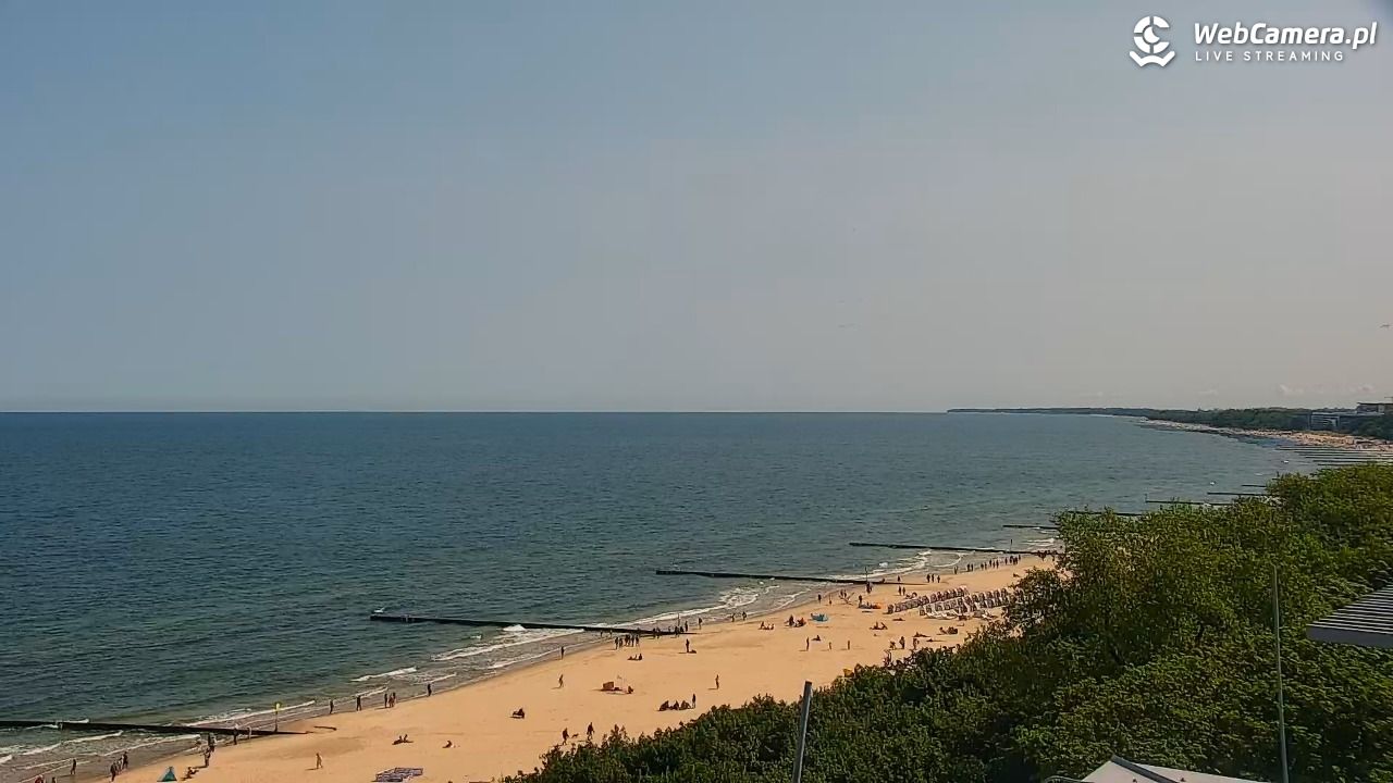 Kołobrzeg - widok na molo - 12 czerwiec 2025, 11:08