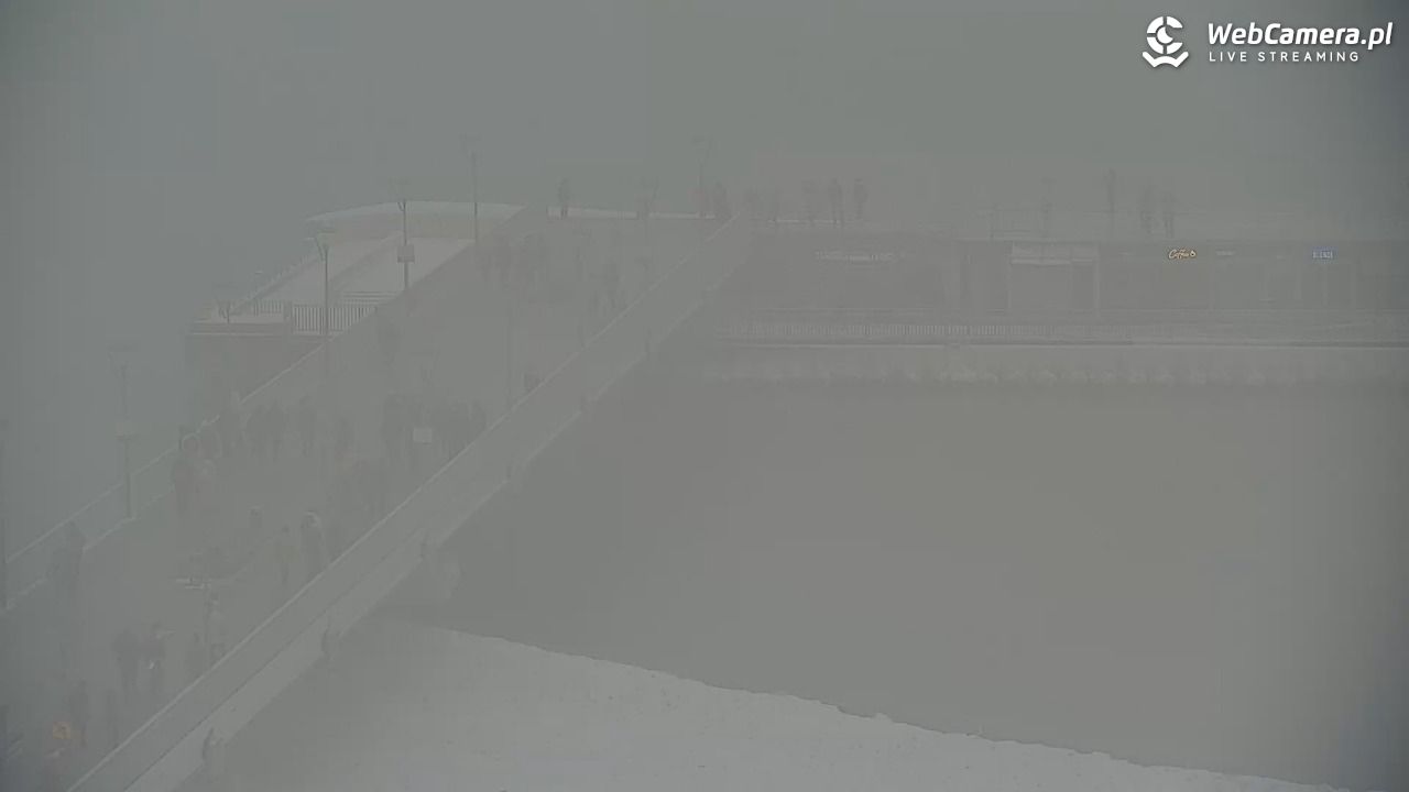 Kołobrzeg - widok na molo - 11 luty 2026, 15:32