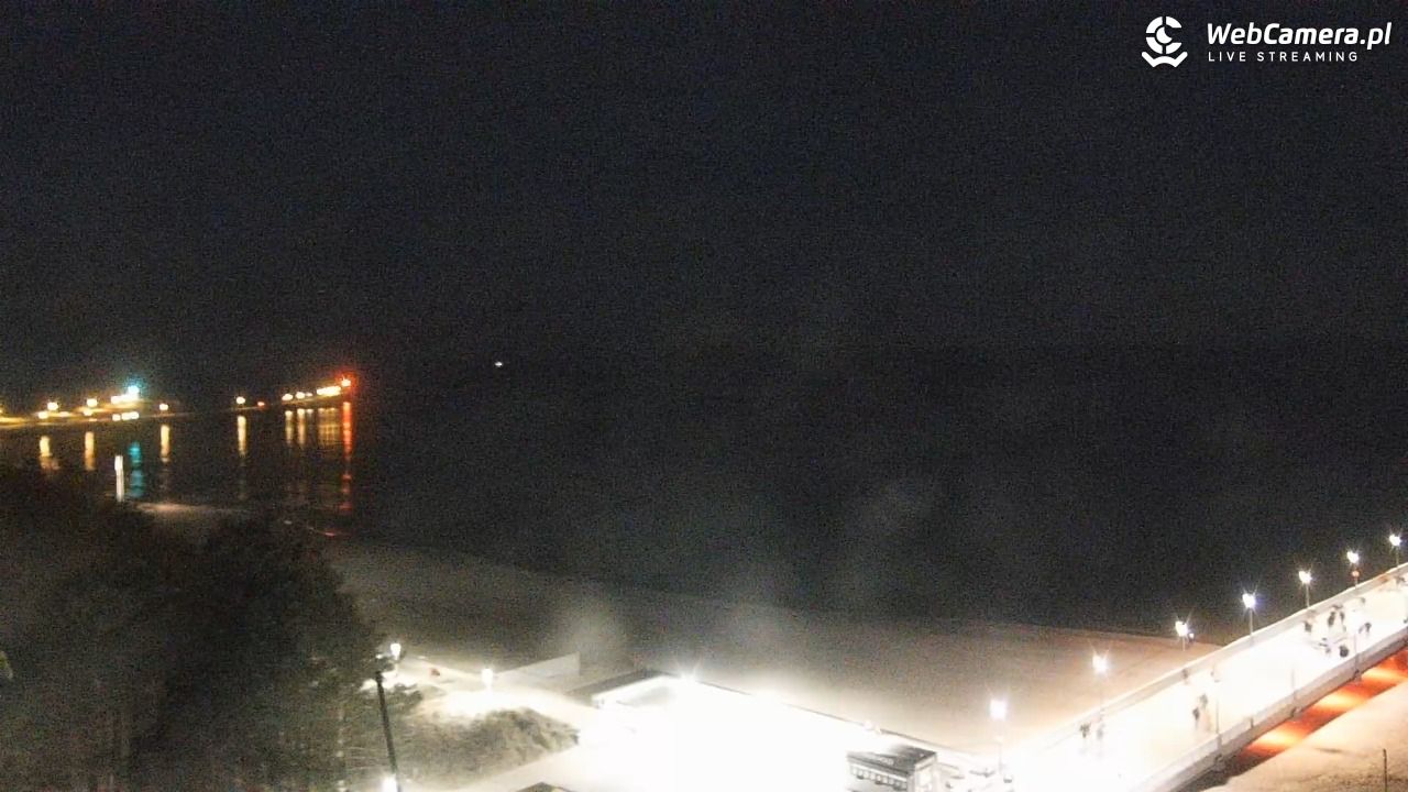 Kołobrzeg - widok na molo - 07 listopad 2025, 18:39