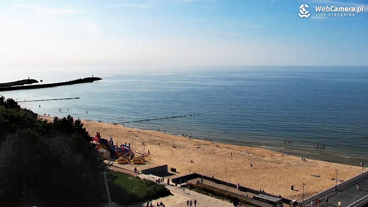 Kołobrzeg - widok na molo - 24 czerwiec 2026, 17:36