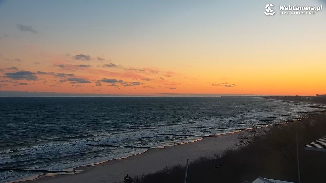 Kołobrzeg - widok na molo - 24 grudzień 2025, 07:58