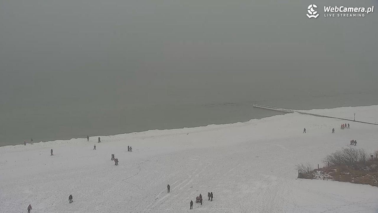 Kołobrzeg - widok na molo - 11 luty 2026, 14:53