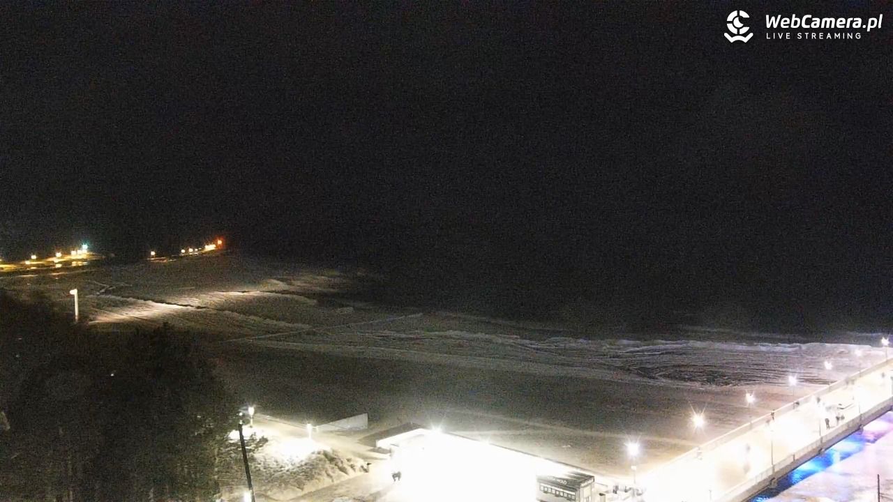 Kołobrzeg - widok na molo - 07 luty 2026, 18:21