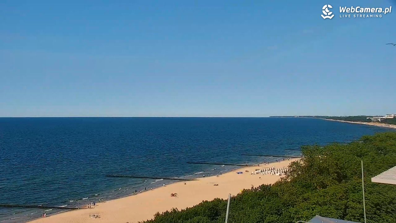 Kołobrzeg - widok na molo - 12 czerwiec 2025, 17:34