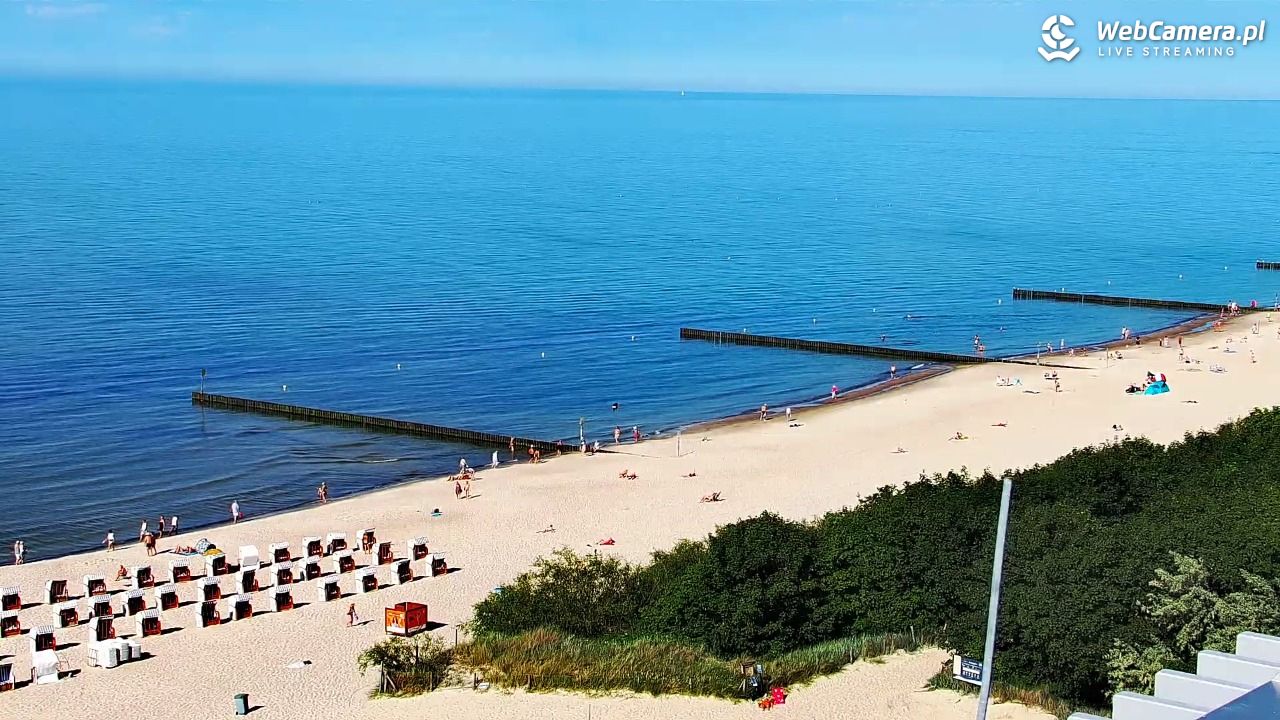 Kołobrzeg - widok na molo - 24 czerwiec 2026, 17:10