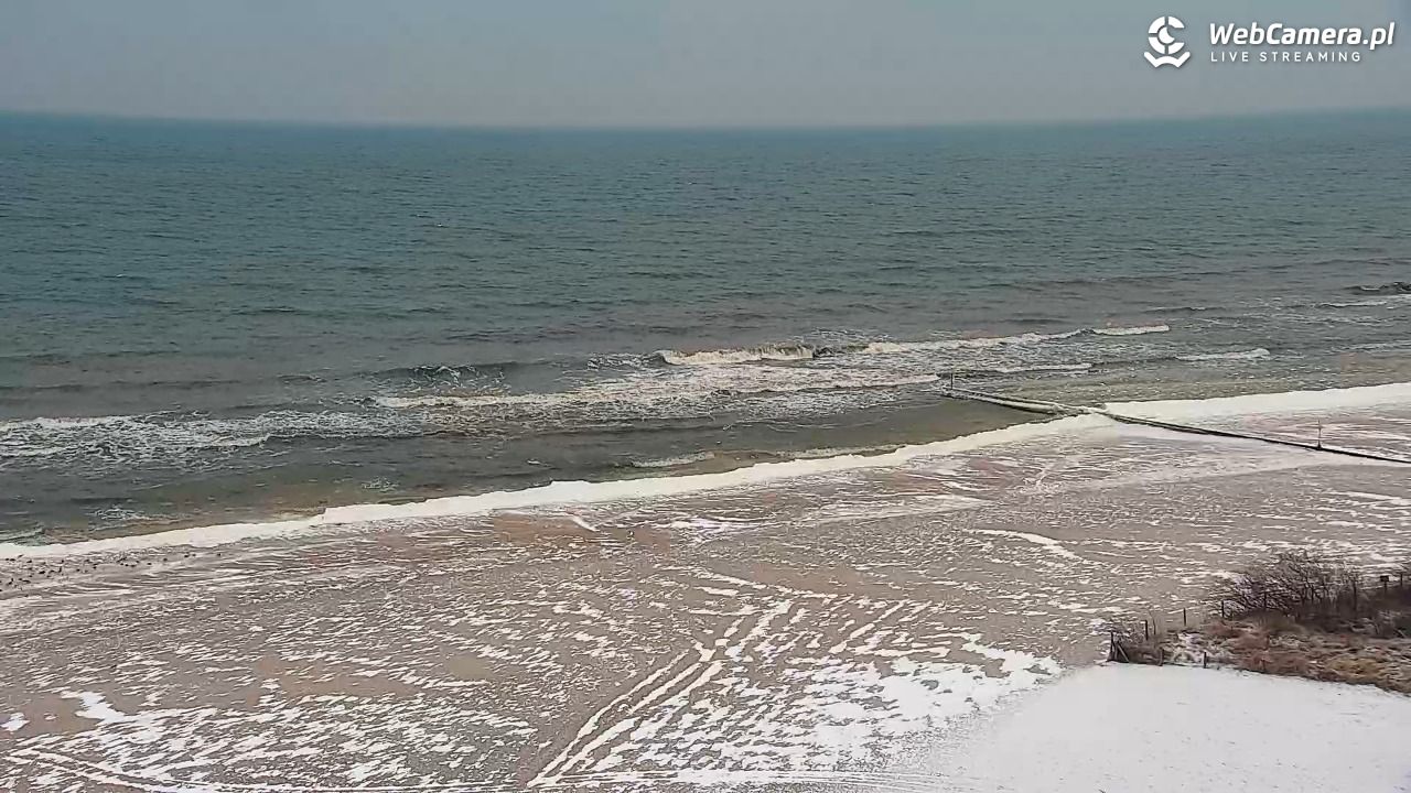 Kołobrzeg - widok na molo - 08 luty 2026, 08:22