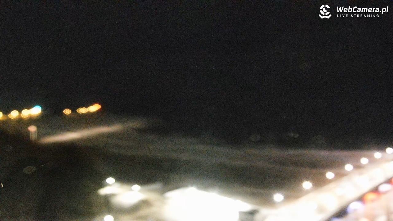 Kołobrzeg - widok na molo - 07 luty 2026, 18:24