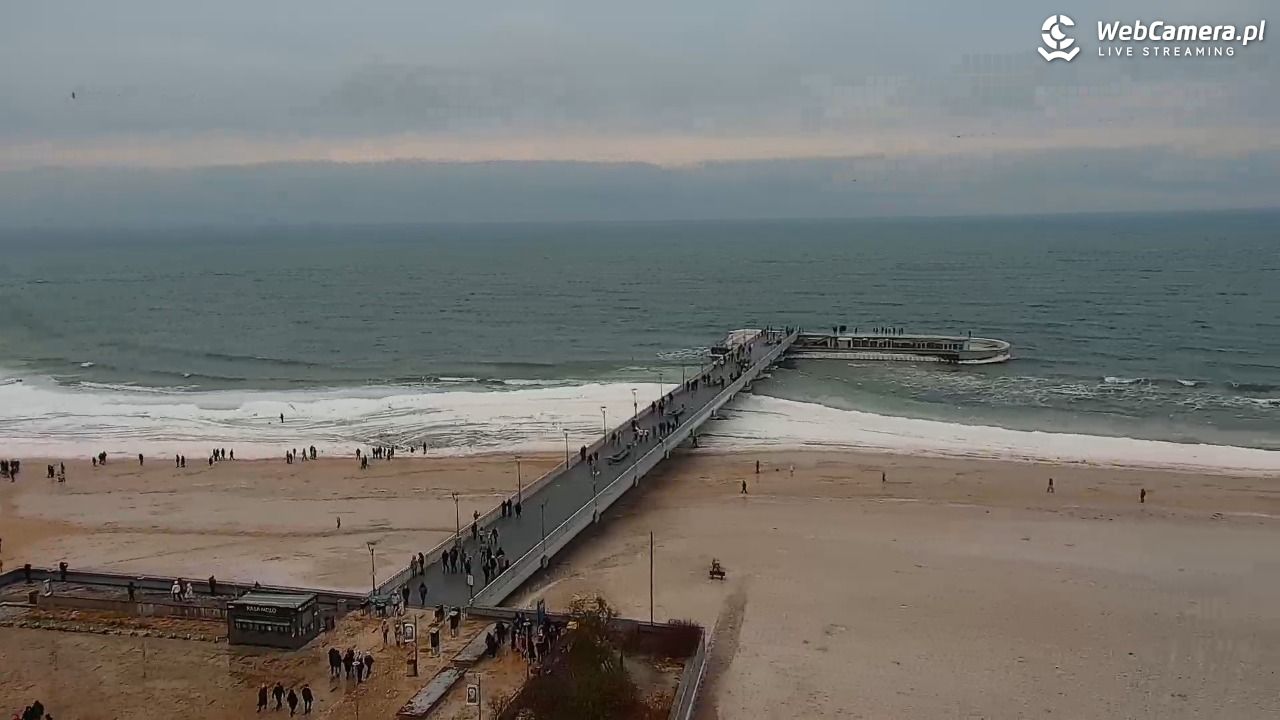 Kołobrzeg - widok na molo - 07 luty 2026, 15:41