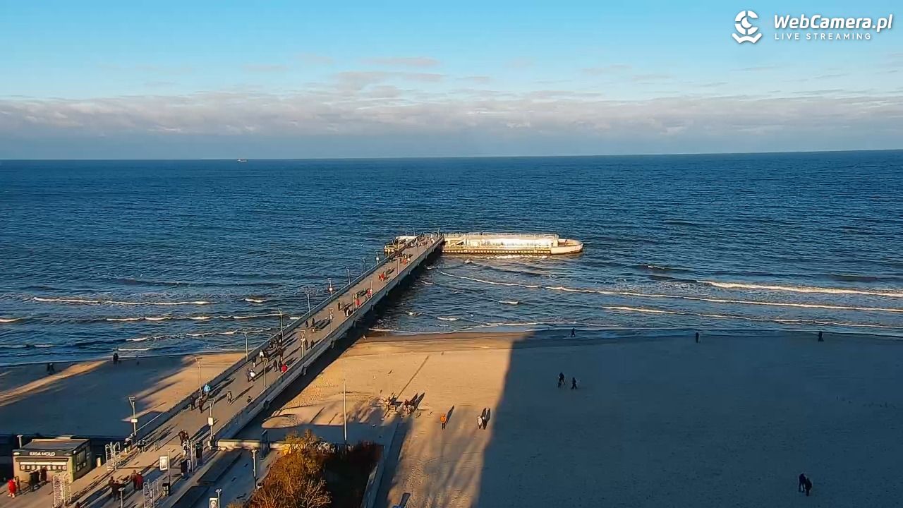 Kołobrzeg - widok na molo - 24 grudzień 2025, 12:11
