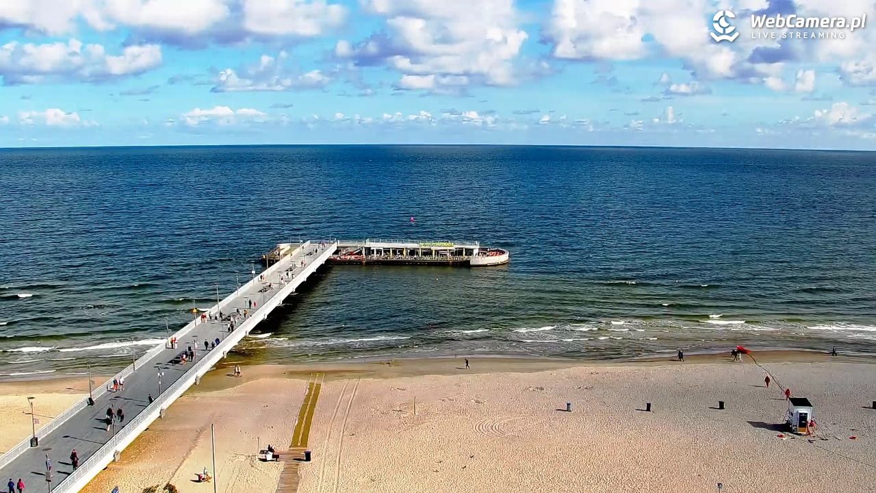 Kołobrzeg - widok na molo - 08 sierpień 2026, 09:41